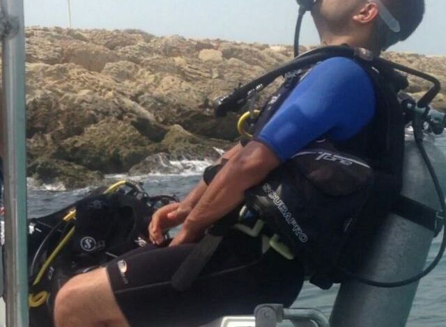 سهیل عزیزی مربی غواصی